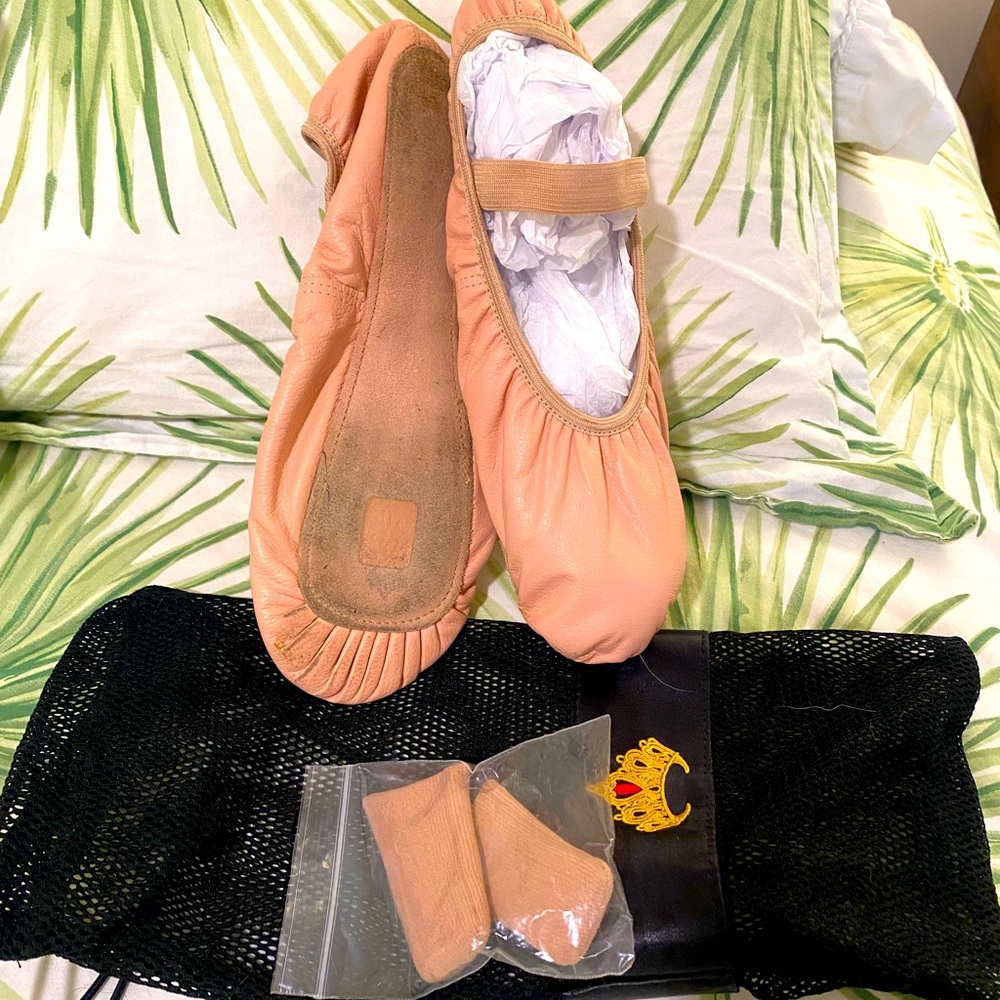 Ballet Slippers. Very new. Worn very little. Started class and COVID hit.